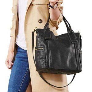 Fossil | Black Emerson Satchel